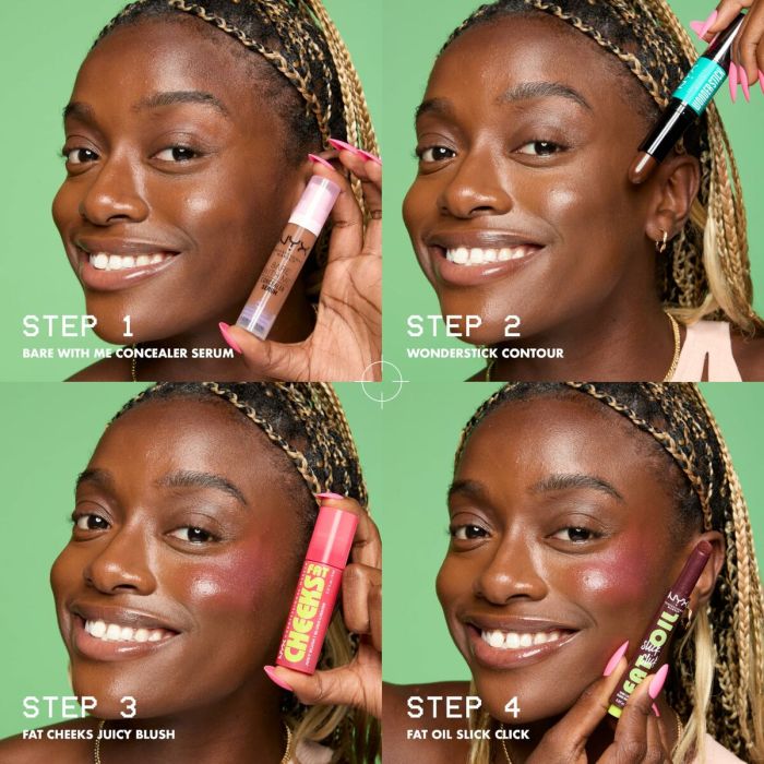 Set de Maquillage NYX FAT CHEEKS 2