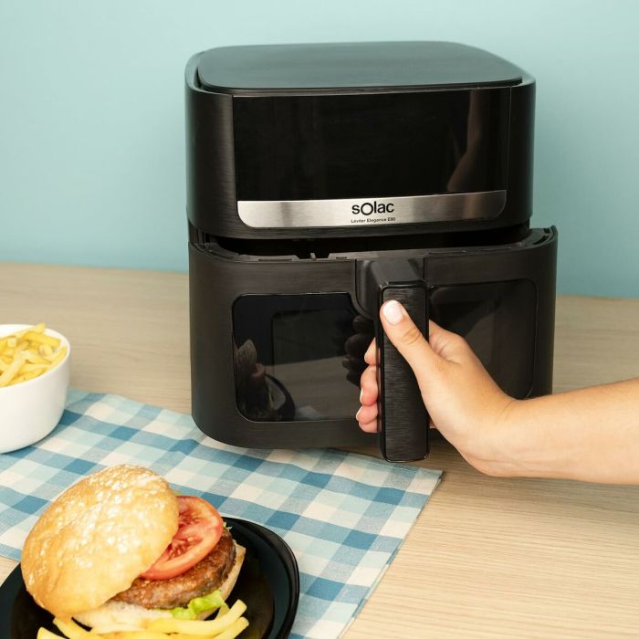 Friteuse à Air Solac FA1801 Noir 5 Friteuse à Air Solac FA1801 Noir 5