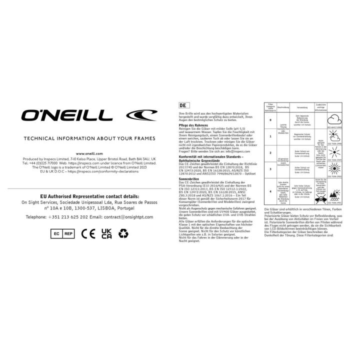 Monture de Lunettes Femme O'Neill ONB-4031 52107 3