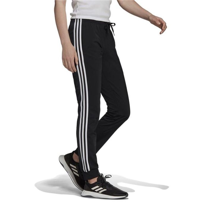 Pantalon de sport long Adidas 3S Tp Tric Noir Femme 3