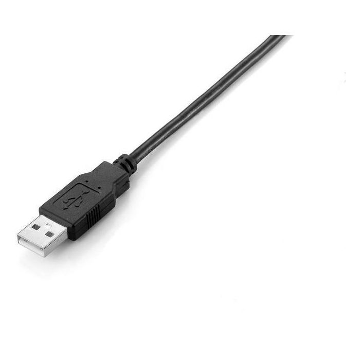 Equip USB Kabel 2.0 A-B St/St 2.00m schwarz Polybeutel 2