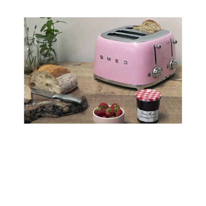 Grille-pain Smeg TSF03PKEU Rose 2000 W 4 Grille-pain Smeg TSF03PKEU Rose 2000 W 4