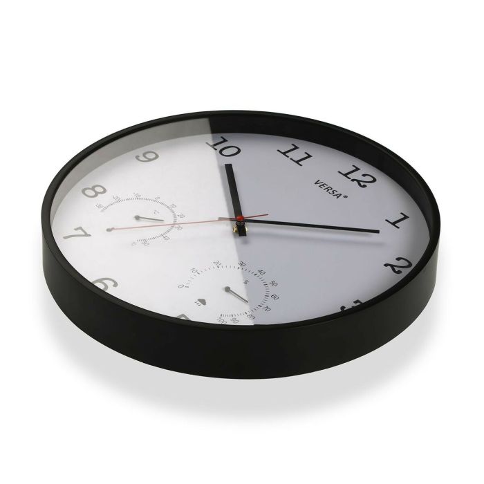Horloge Murale Versa Blanc Plastique 4,3 x 35,5 x 35,5 cm 2