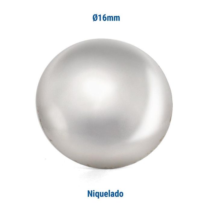 Tachuela Lisa Hierro Ø16 Acabado Latonado Heico (Set de 100) 1