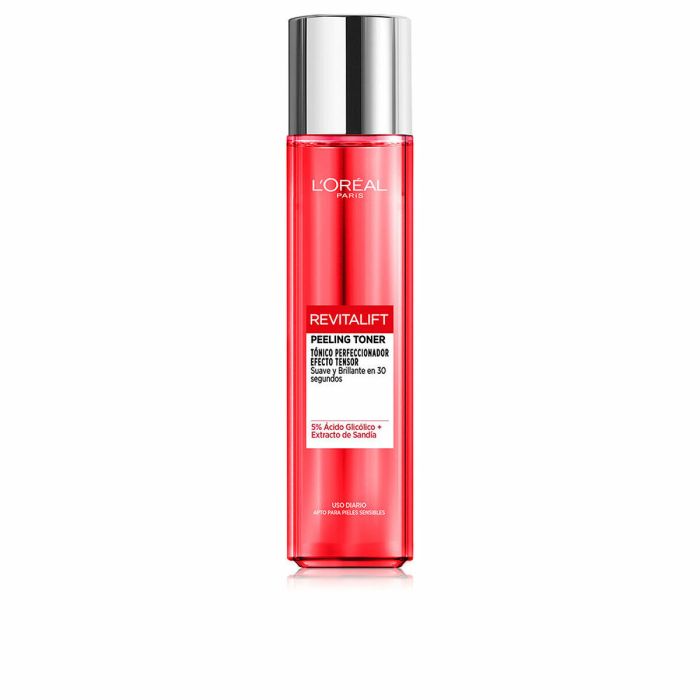 L'Oréal Paris REVITALIFT Tonique Effet Peeling à l'Acide Glycolique 180 ml - Uniformise, resserre les pores, réduit les taches brunes