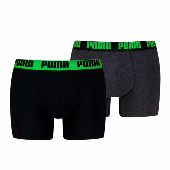 Boxer pour homme Puma EVERRYDAY BASIC 701226387 018 2 Unités Vert Noir 2 Boxer pour homme Puma EVERRYDAY BASIC 701226387 018 2 Unités Vert Noir 2