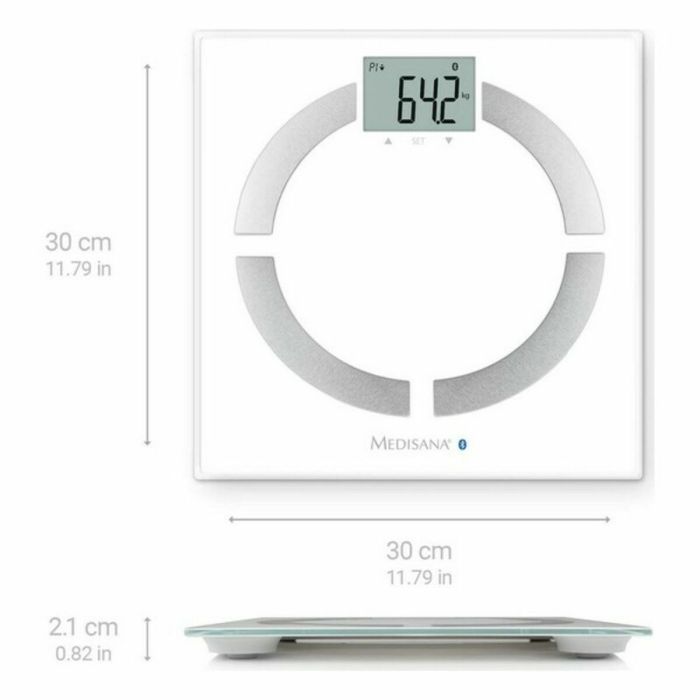 Balance Numérique de Salle de Bain Medisana MED 40444 Blanc 180 kg 1