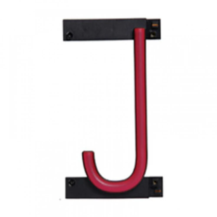 Lettre LED Néon Échangeable - Lettre 'J' - Hauteur 161mm, Largeur 74mm, Profondeur 38mm 2