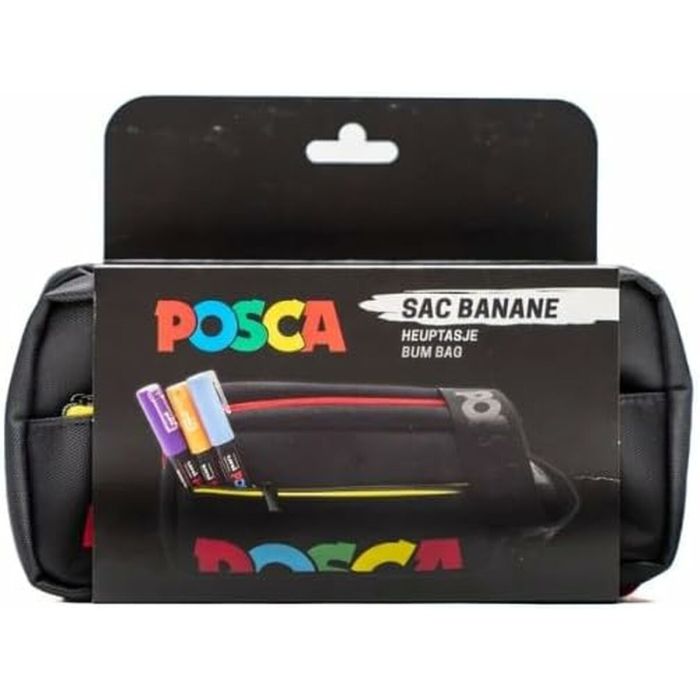 Fourre-tout POSCA Noir 5 x 23 x 18 cm 1 Fourre-tout POSCA Noir 5 x 23 x 18 cm 1