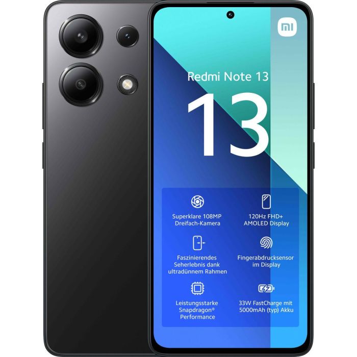 Smartphone Xiaomi Redmi Note 13 6,67" Octa Core 6 GB RAM 128 GB Noir 1