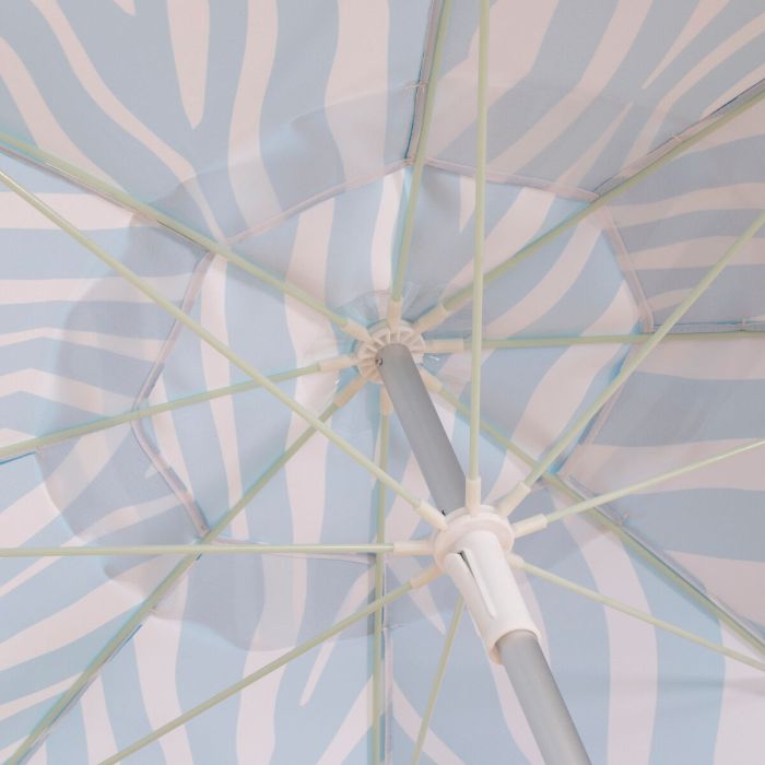 Parasol de plage Aktive Bleu 200 x 195 x 200 cm (6 Unités) 3