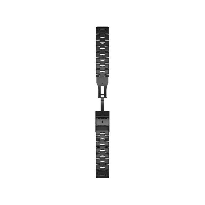 Garmin QuickFit 22 Bande de rechange en titane anthracite 22 mm pour montre connectée