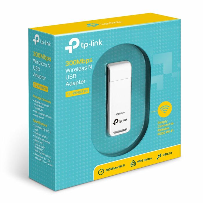 Adapteur réseau TP-Link TL-WN821N 300 Mbit/s Blanc 1