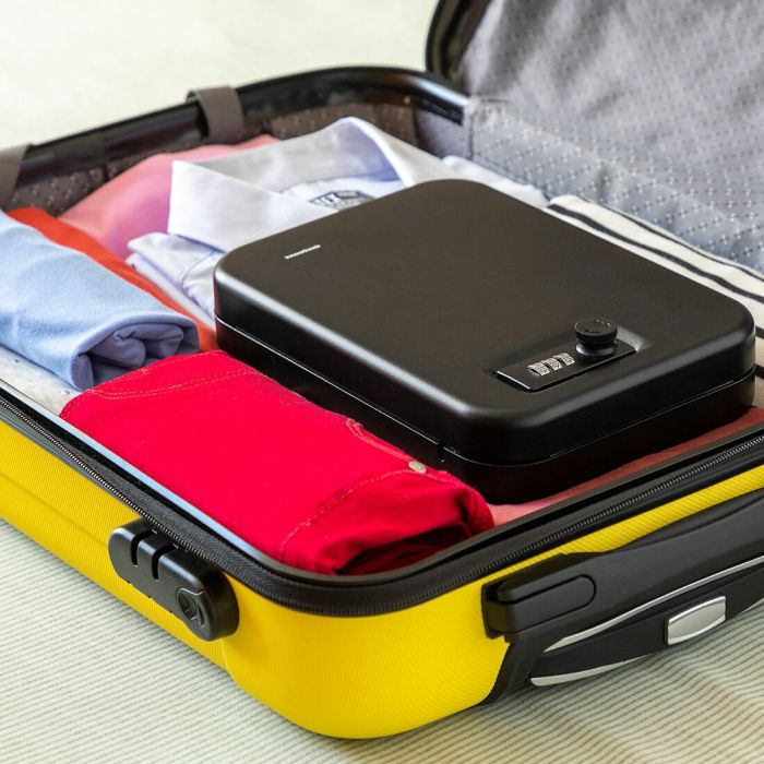 Coffre-Fort Portable avec Câble de Sécurité Prisaven InnovaGoods 9 Coffre-Fort Portable avec Câble de Sécurité Prisaven InnovaGoods 9