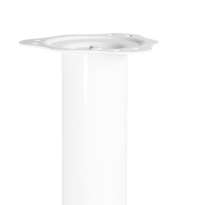 Pata De Mesa Regulable Vigo Ø60 H710 - Blanco, Negro, Gris Y Cromo Acabado Blanco Herrajes Alk 2