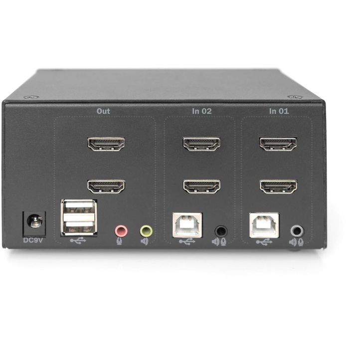 DIGITUS DS-12860 KVM-Switch 2-Port 3 DIGITUS DS-12860 KVM-Switch 2-Port 3