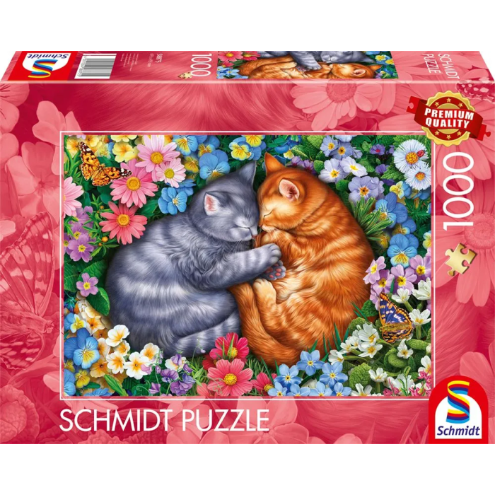 Schmidt Spiele - Puzzle Sommeil aux pattes de velours 1000 pièces - Paysage détaillé - À partir de 12 ans Schmidt Spiele - Puzzle Sommeil aux pattes de velours 1000 pièces - Paysage détaillé - À partir de 12 ans