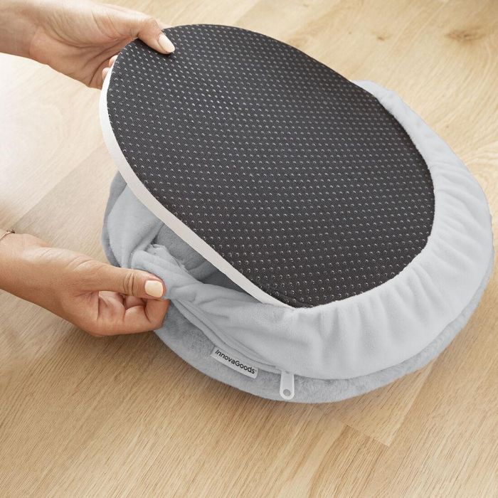 Pack Chauffe-pieds Électrique 2-en-1 et Couverture à Manches Sweat-shirt Oversize avec Polaire InnovaGoods