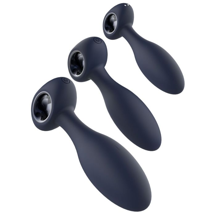 Plug Anal Dream Toys STARTROOPERS Bleu 3 Pièces 8