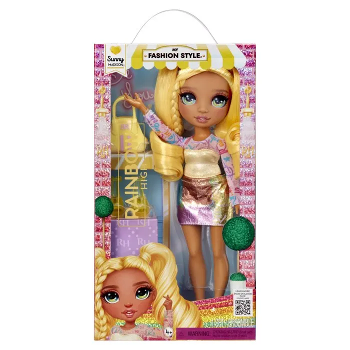 Rainbow High - Poupée mannequin Theme Mode Sunny - Figurine collection de 27 cm avec tenues échangeables - Jouet enfant à partir de 4 ans Rainbow High - Poupée mannequin Theme Mode Sunny - Figurine collection de 27 cm avec tenues échangeables - Jouet enfant à partir de 4 ans