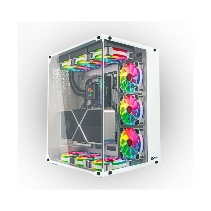 Boîtier ATX semi-tour Talius CRONOS Blanc 3