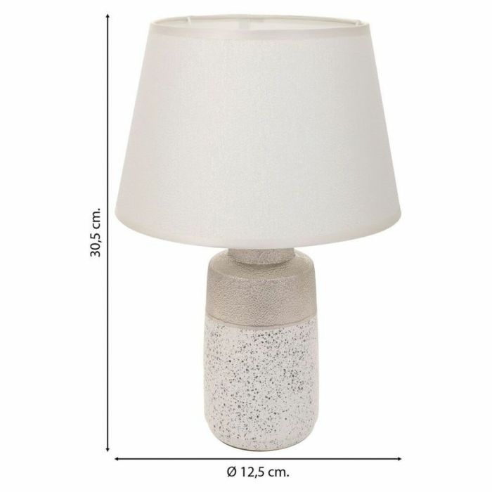 Lampe de bureau Alexandra House Living Argent Céramique 12 x 30 x 12 cm 6