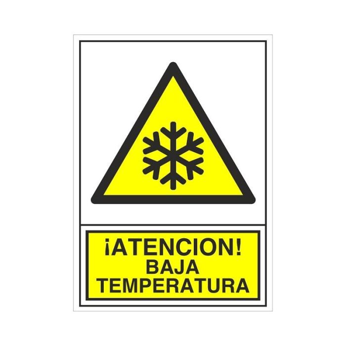 Señal 375 Plast.420X297''At.Baja.Temper.'' Atencion! Baja Temperatura Duver 0 Señal 375 Plast.420X297''At.Baja.Temper.'' Atencion! Baja Temperatura Duver 0