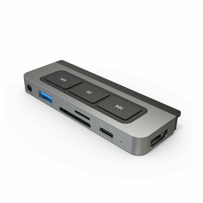 Hub USB Hyper HD449 Gris Argenté