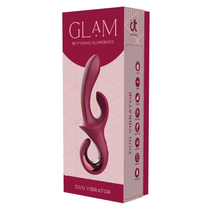 Vibration de Stimulation Double Dream Toys Glam Rouge 1