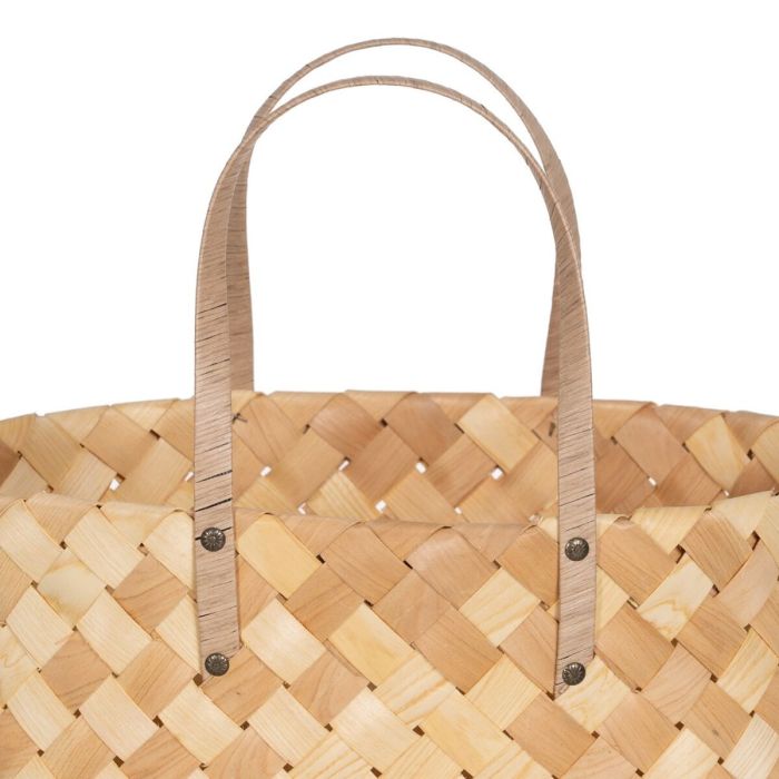 Set de basket Naturel Bois 50 x 22 x 28 cm (2 Unités) 4