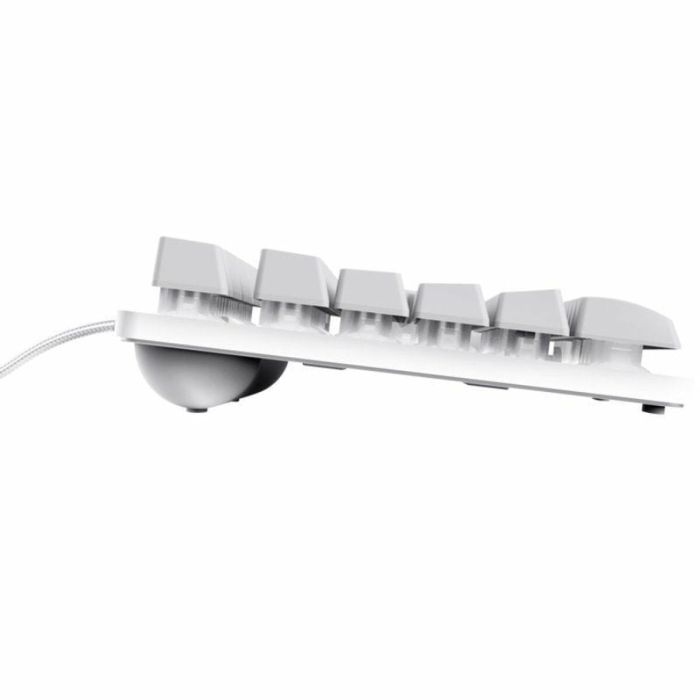 Clavier pour jeu Trust GXT 833W Blanc Espagnol Qwerty QWERTY 2
