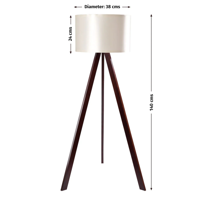 Lampe sur pied "Qinhuangdao-1" OPV-780SGN3438 Bois Tissu Abat-jour Cylindrique Douille E27 5 Lampe sur pied "Qinhuangdao-1" OPV-780SGN3438 Bois Tissu Abat-jour Cylindrique Douille E27 5