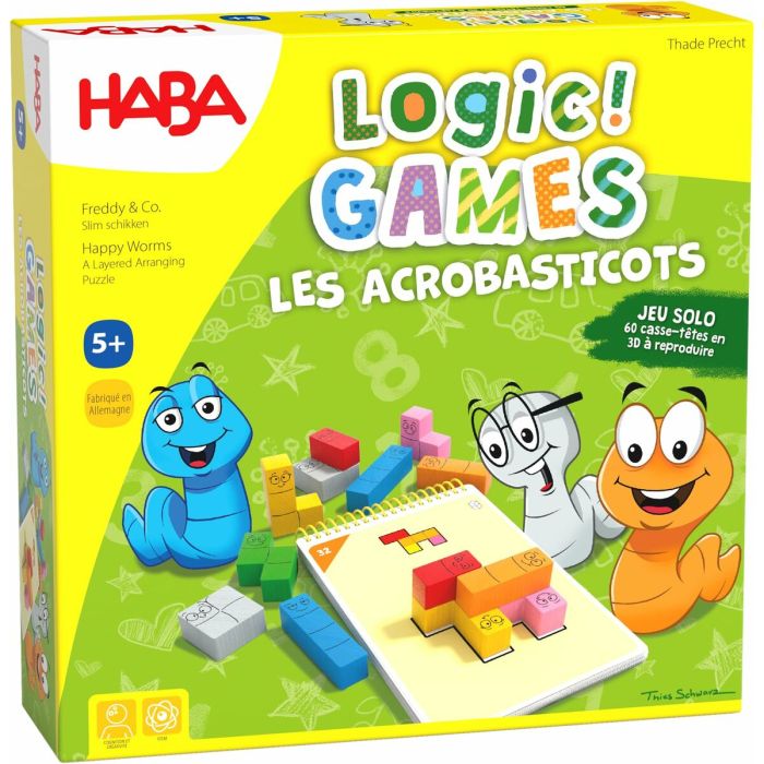 Jeu de société HABA Logic Games - Happy Worms 7 Jeu de société HABA Logic Games - Happy Worms 7