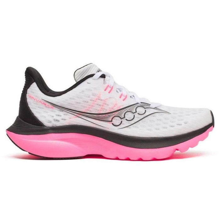 Chaussures de Running pour Adultes Saucony Kinvara 16 Blanc Rose 44 0 Chaussures de Running pour Adultes Saucony Kinvara 16 Blanc Rose 44 0
