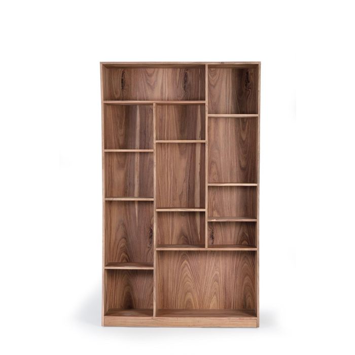 GINER Y COLOMER Bibliothèque en Bois d'Acacia Naturelle - 200 cm de Haut x 120 cm de Large - Meuble à Assembler avec Grand Espace de Rangement 0 GINER Y COLOMER Bibliothèque en Bois d'Acacia Naturelle - 200 cm de Haut x 120 cm de Large - Meuble à Assembler avec Grand Espace de Rangement 0
