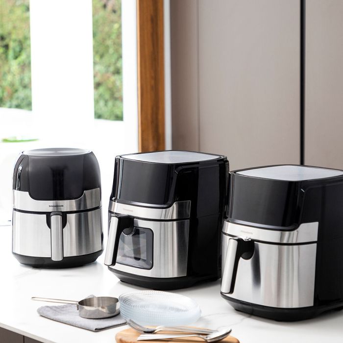 Friteuse à Air InnovaGoods Fryinn 3500 Noir 1400 W 3,5 L Acier inoxydable 5 Friteuse à Air InnovaGoods Fryinn 3500 Noir 1400 W 3,5 L Acier inoxydable 5