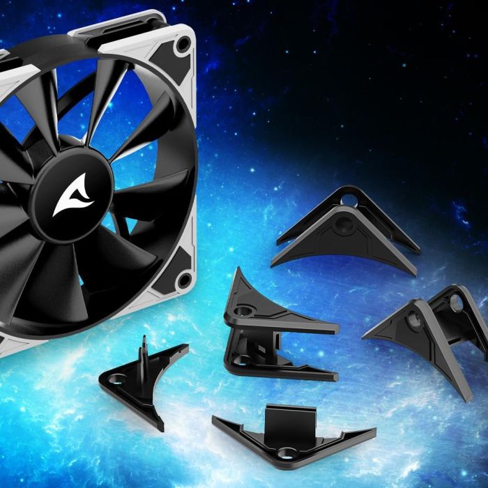 120mm Sharkoon SilentStorm BW120 PWM Fan (120 mm) 3