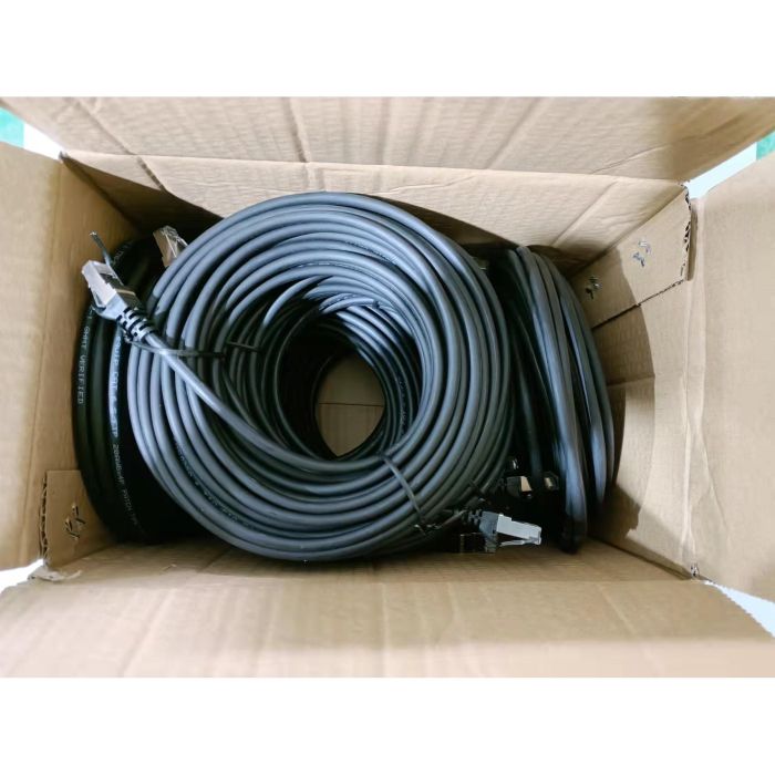 Equip Patchkabel Cat6 9x/set S/FTP 2xRJ45 10.00m sw LSZH 1