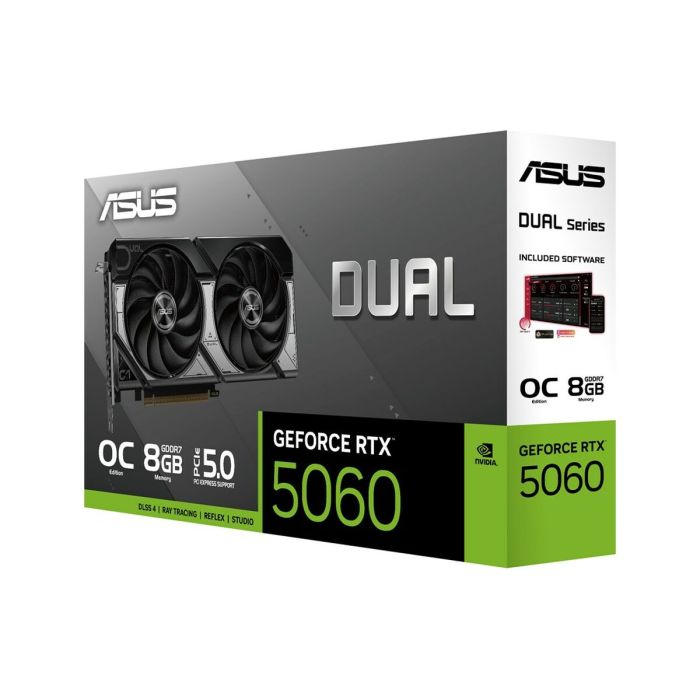 Carte Graphique Asus 90YV0N12-M0NA00 GEFORCE RTX 5060 8 GB GDDR7 18 Carte Graphique Asus 90YV0N12-M0NA00 GEFORCE RTX 5060 8 GB GDDR7 18