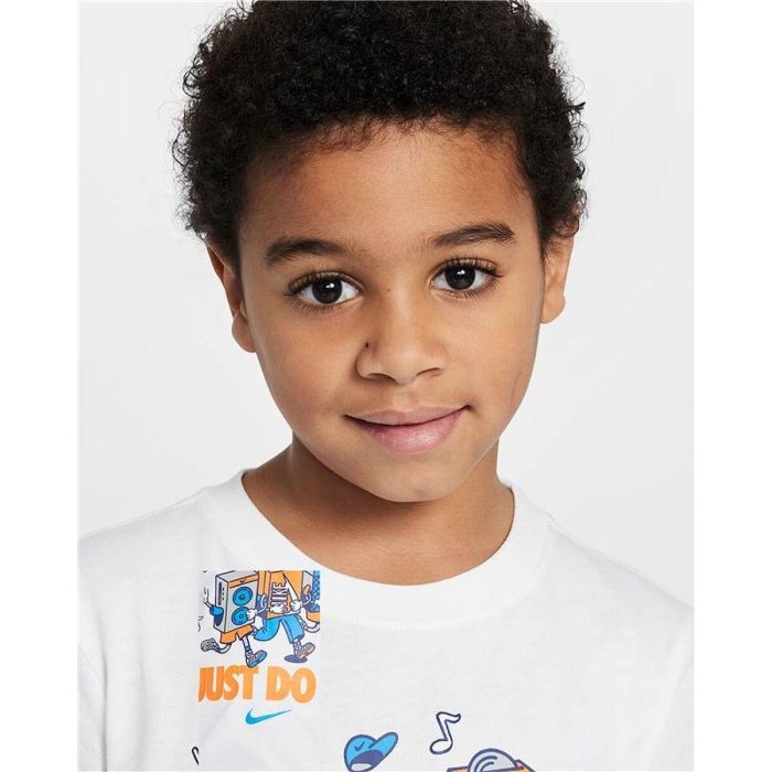 T shirt à manches courtes Enfant Nike Nkb Music Boxy Pals Ss Tee Blanc L 2 T shirt à manches courtes Enfant Nike Nkb Music Boxy Pals Ss Tee Blanc L 2