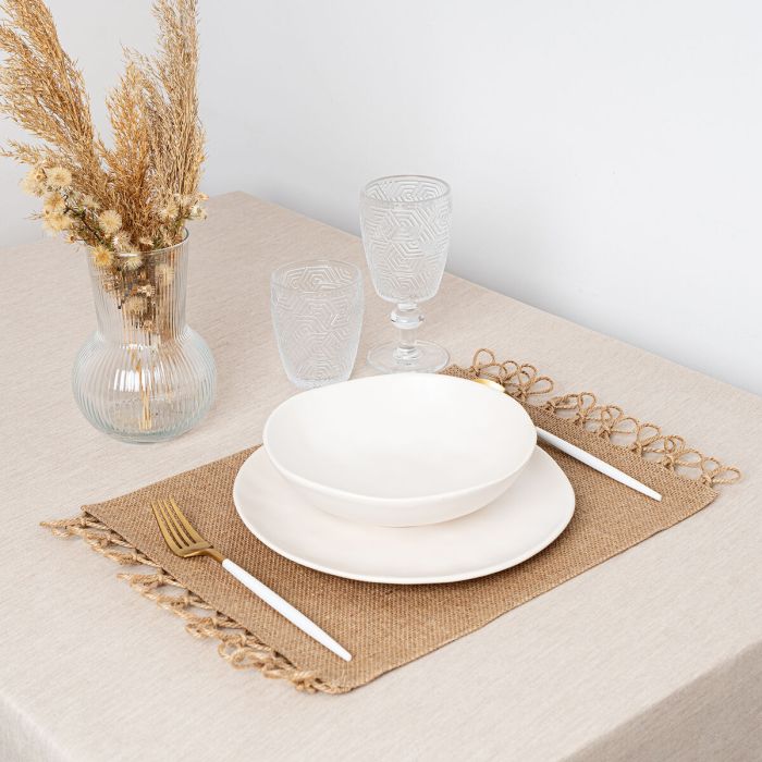 Set de table Vinthera Okapi Bicolore Textile 30 x 45 cm (12 Unités) 3