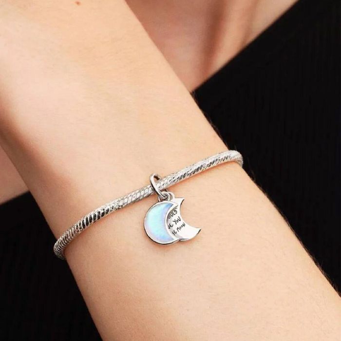 Perle de verre Femme Pandora 794272C01 Argenté 4