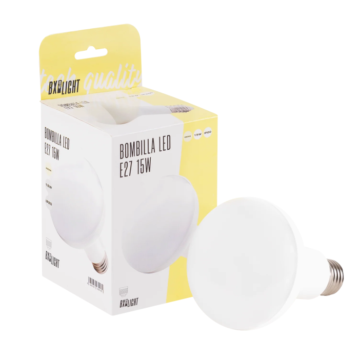 BX3 LIGHT Ampoule LED E27 15W 1200 Lm 3000K R90 CRI90 40000H - BX3-R90-E27-15W-WW