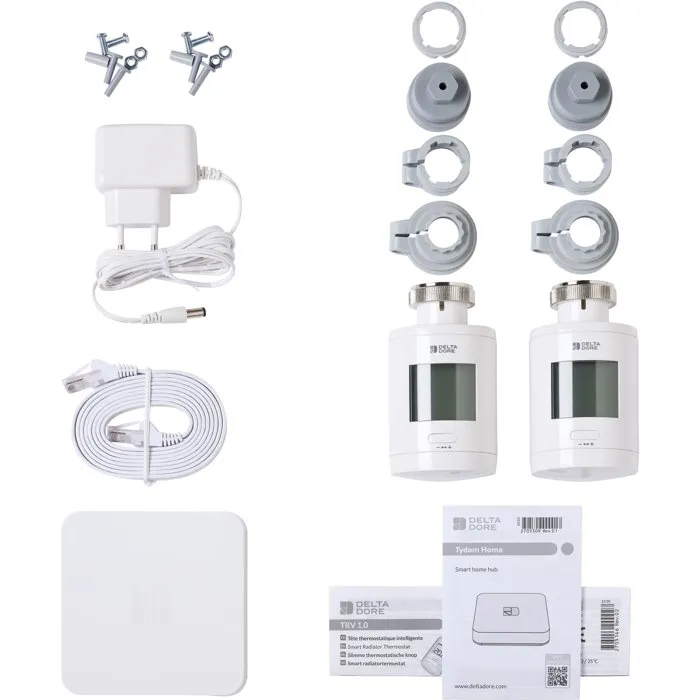 Delta Dore Vannes Thermostatiques pour Radiateur et Boîtier de Connexion TRV 1.0 Connecté - Réf. 6050664 4