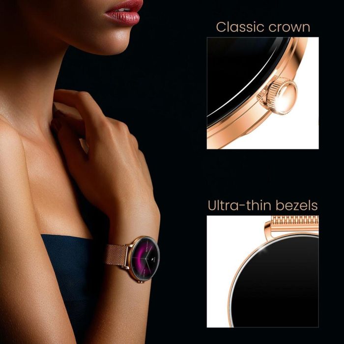 Montre intelligente Forever GSM193533 Rose 1,43" 5 Montre intelligente Forever GSM193533 Rose 1,43" 5