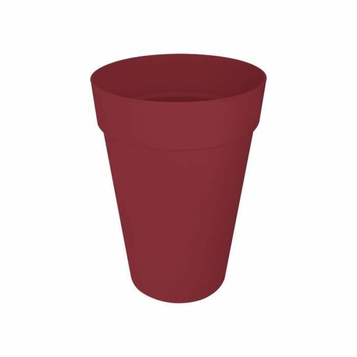 Elho Loft Urban Redonda Pot Ø 42 x H 56 cm Rouge Extérieur 100% Recyclé ELH9256442170800