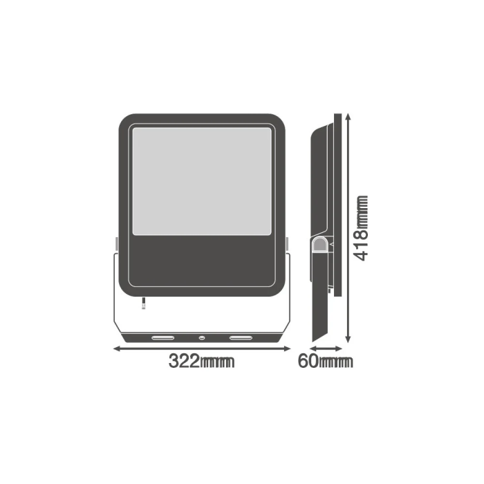 Ledvance Projecteur LED 165W 18150Lm 3000K 100x100º IP65 - Blanc Chaud LVE-4058075423725 2