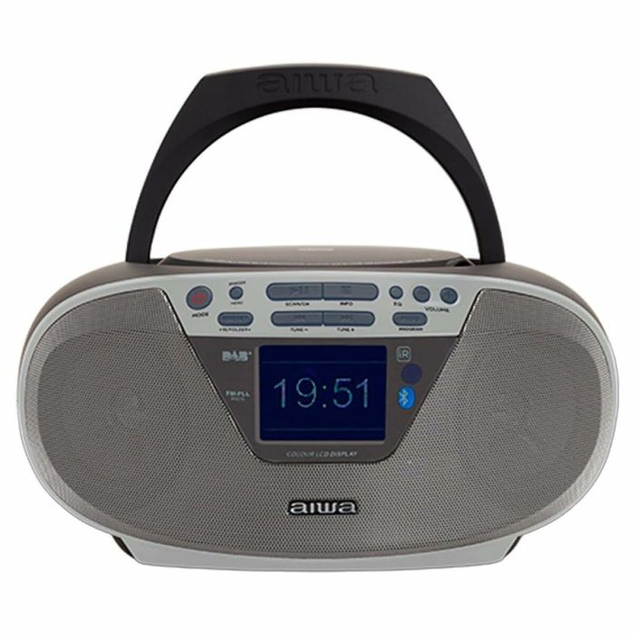 Radio-CD MP3 Aiwa BBTU500DAB/SL Argenté FM 0