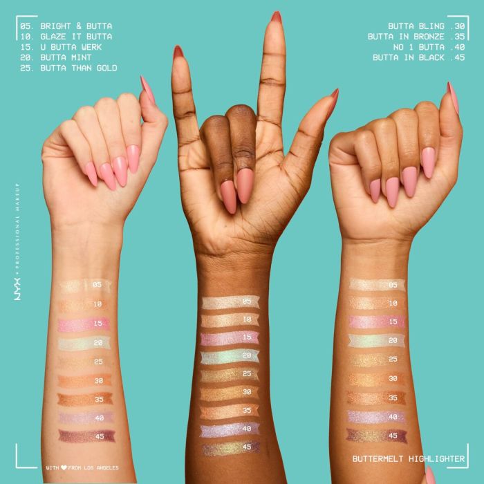 Set de Maquillage NYX BUTTERMELT HIGHLIGHTER 8