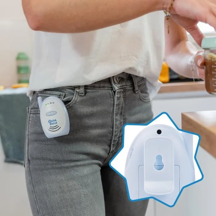 Badabulle Vigilabebés Audio 300m - Alarme Sonore et Visuelle - Compact et Facile à Utiliser 5